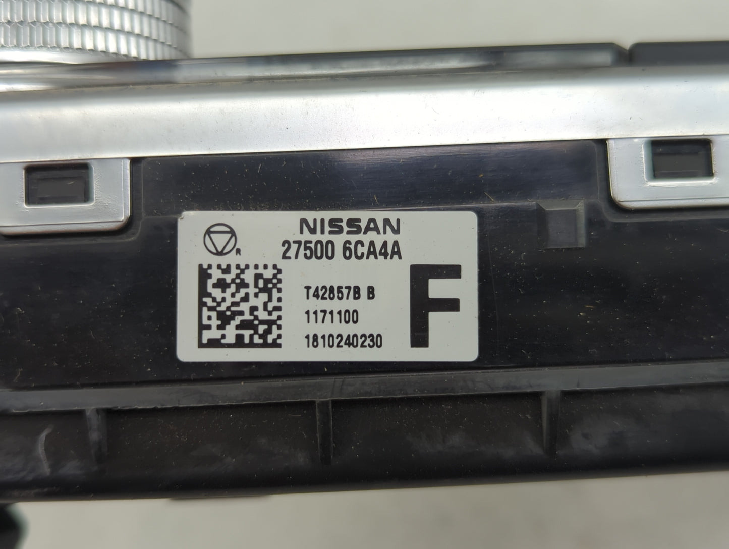 2019-2022 Nissan Altima Climate Control Module Temperature AC/Heater Replacement P/N:275006CA4A Fits Fits 2019 2020 2021 202