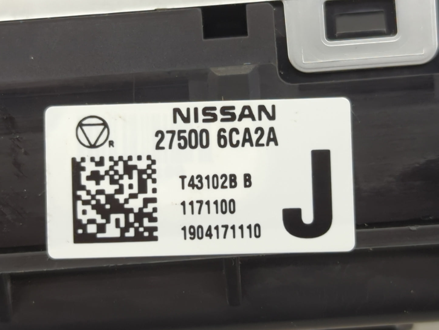 2019-2022 Nissan Altima Climate Control Module Temperature AC/Heater Replacement P/N:275006CA2A T43102B Fits OEM Used Auto P