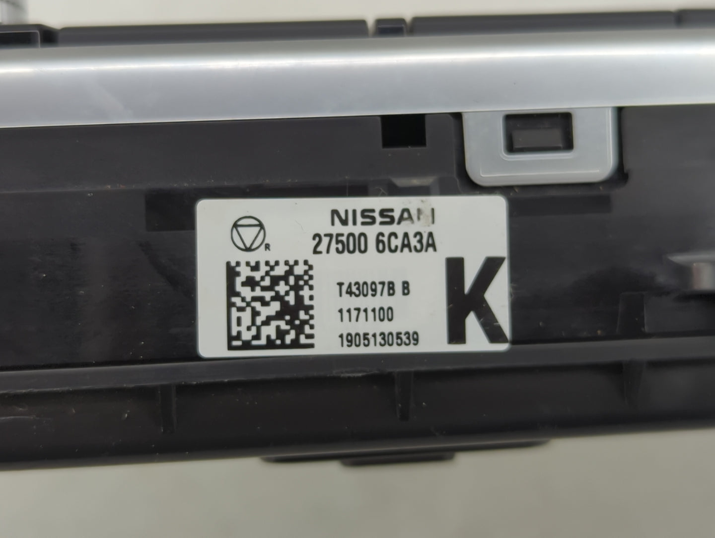 2019-2022 Nissan Altima Climate Control Module Temperature AC/Heater Replacement P/N:275006CA3A Fits Fits 2019 2020 2021 202