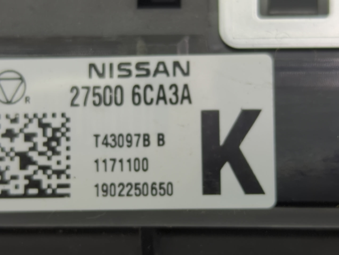 2019-2022 Nissan Altima Climate Control Module Temperature AC/Heater Replacement P/N:275006CA3A Fits Fits 2019 2020 2021 202