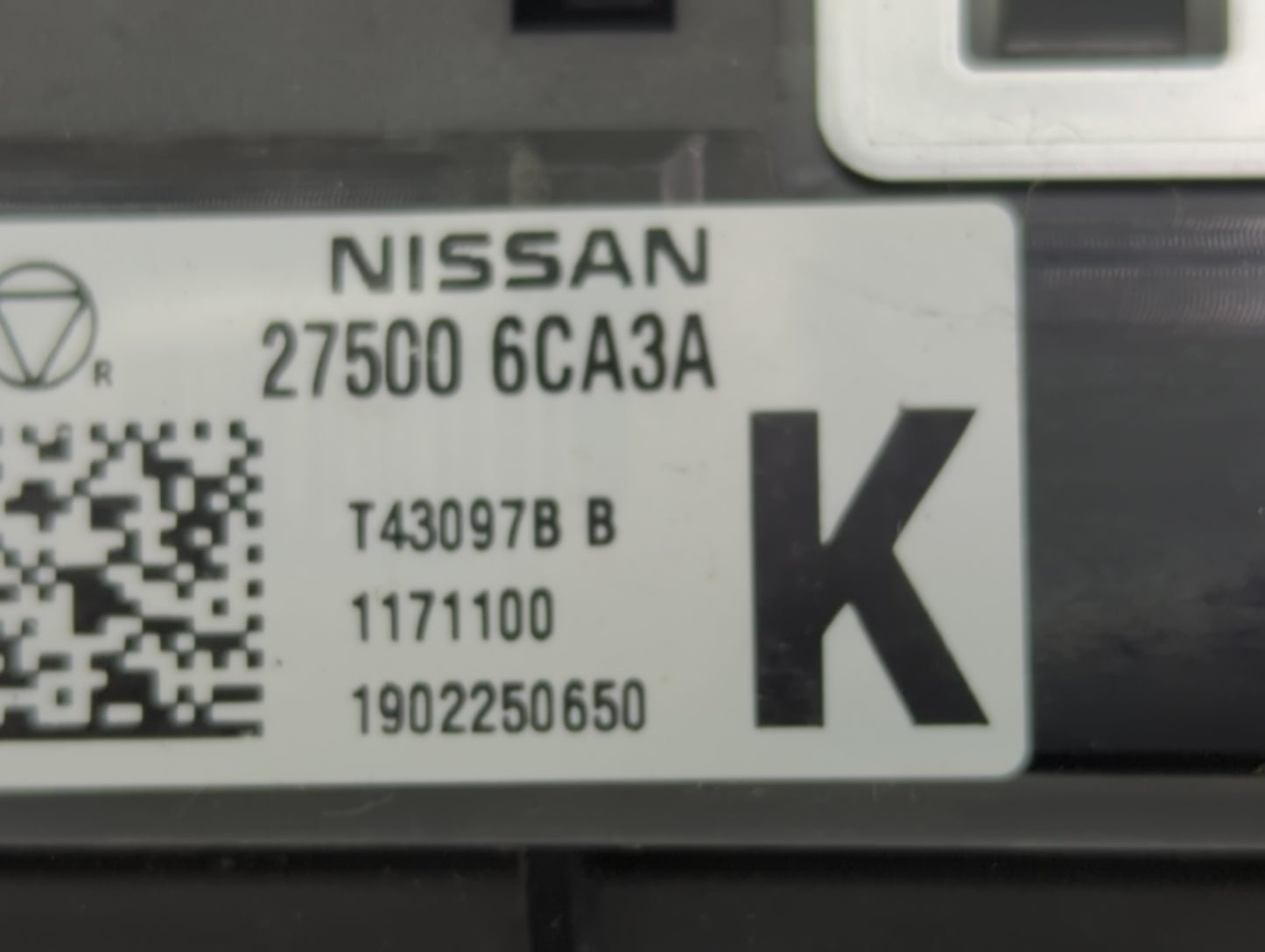 2019-2022 Nissan Altima Climate Control Module Temperature AC/Heater Replacement P/N:275006CA3A Fits Fits 2019 2020 2021 202