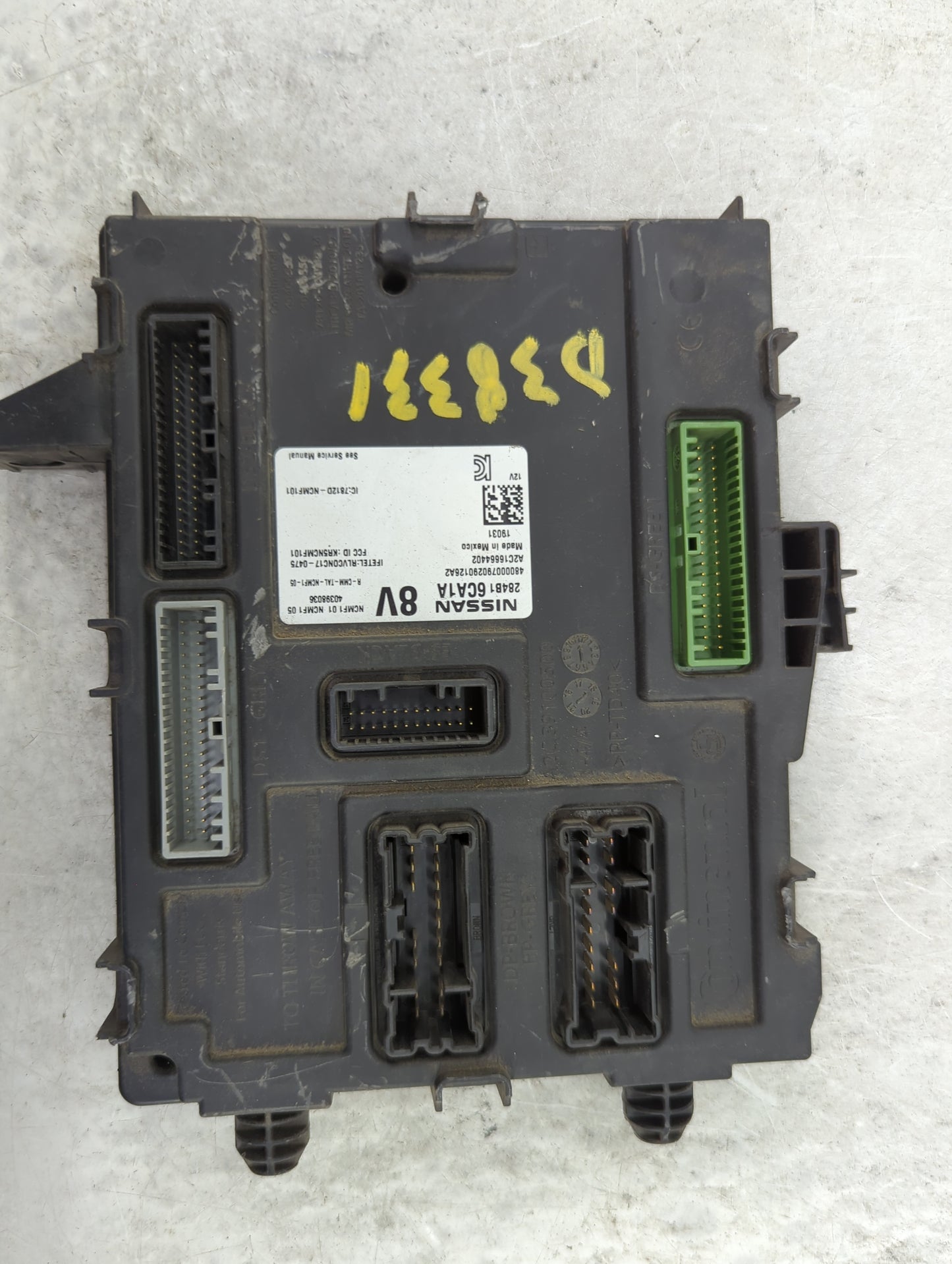 2019-2019 Nissan Altima Body Control Module Bcm Inner Cabin Fuse Box - Oemusedautoparts1.com