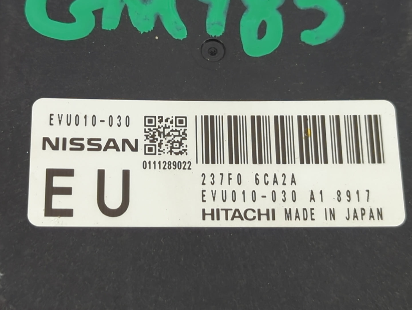 2019-2021 Nissan Altima PCM Engine Control Computer ECU ECM PCU OEM P/N:EVU010-030 237F0 6CA2A Fits Fits 2019 2020 2021 OEM 