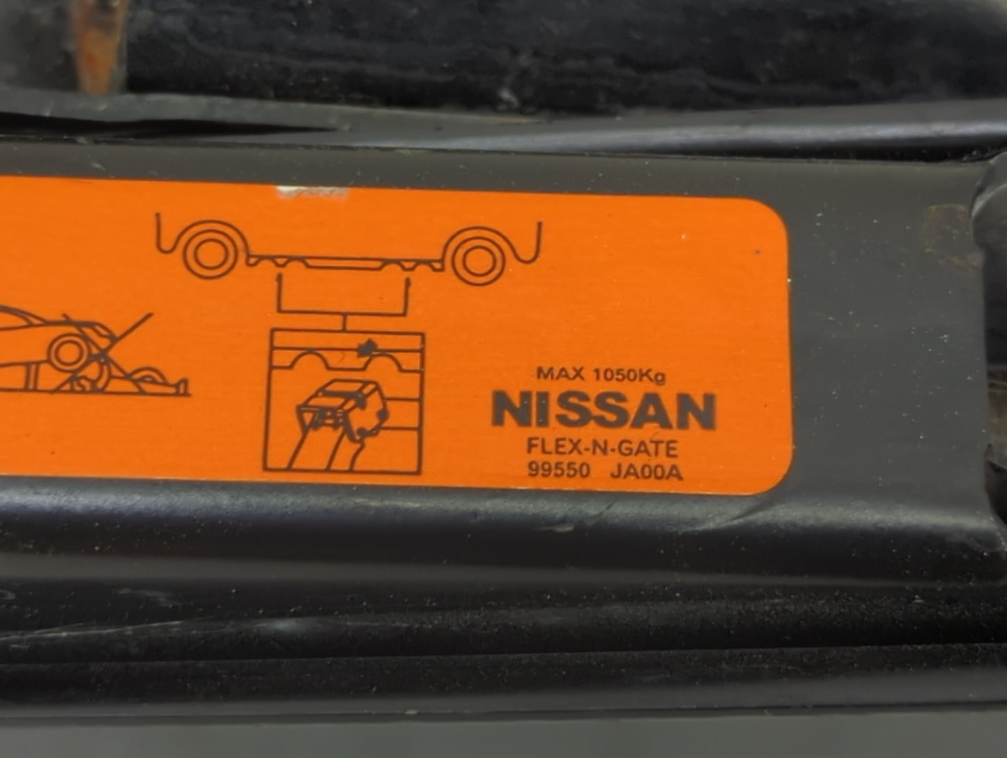 2019 Nissan Altima Spare Scissor Car Jack Black - Oemusedautoparts1.com
