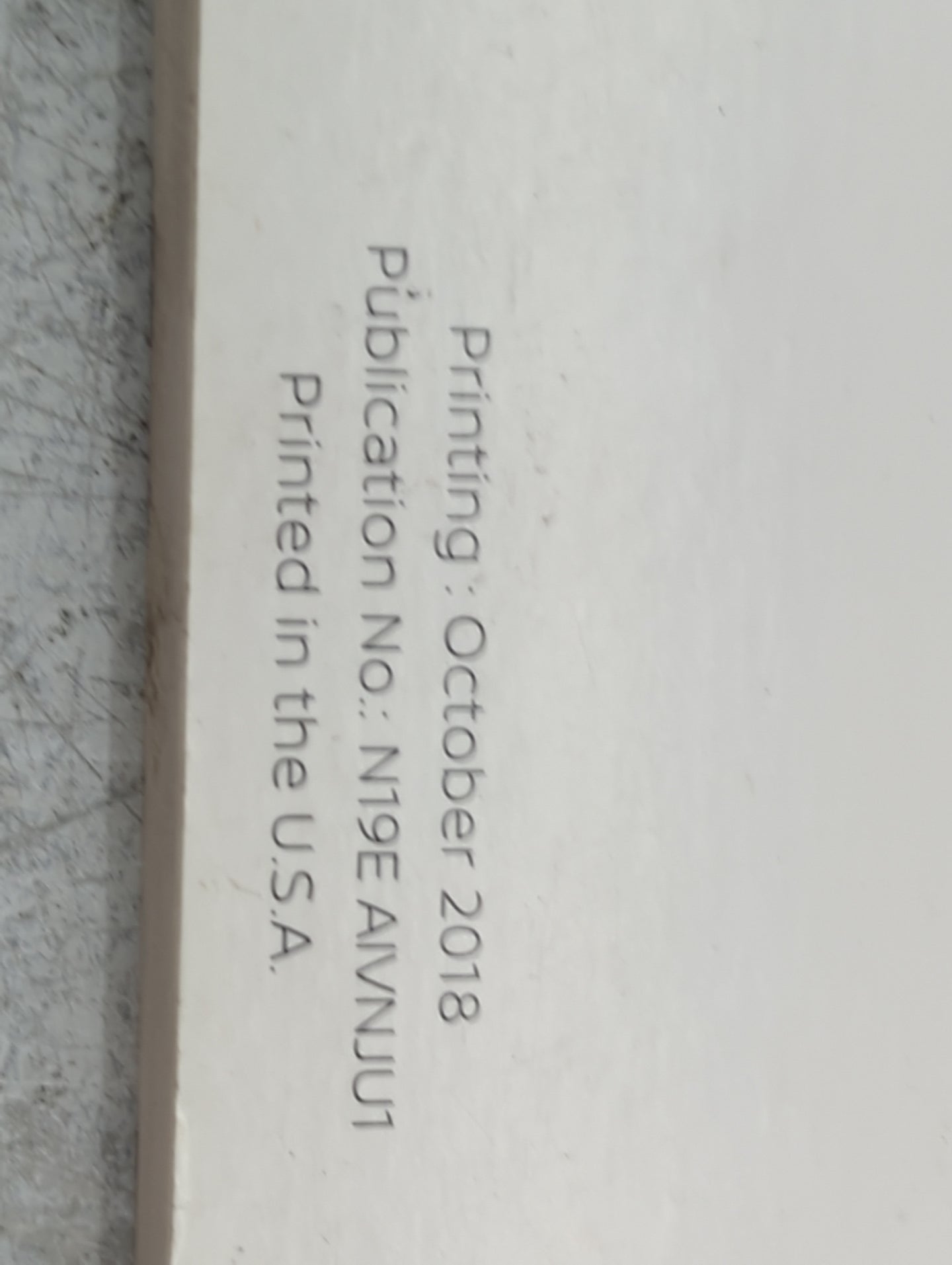 2019 Nissan Altima Owners Manual Book Guide P/N:N19E AIVNJU1 OEM Used Auto Parts - Oemusedautoparts1.com