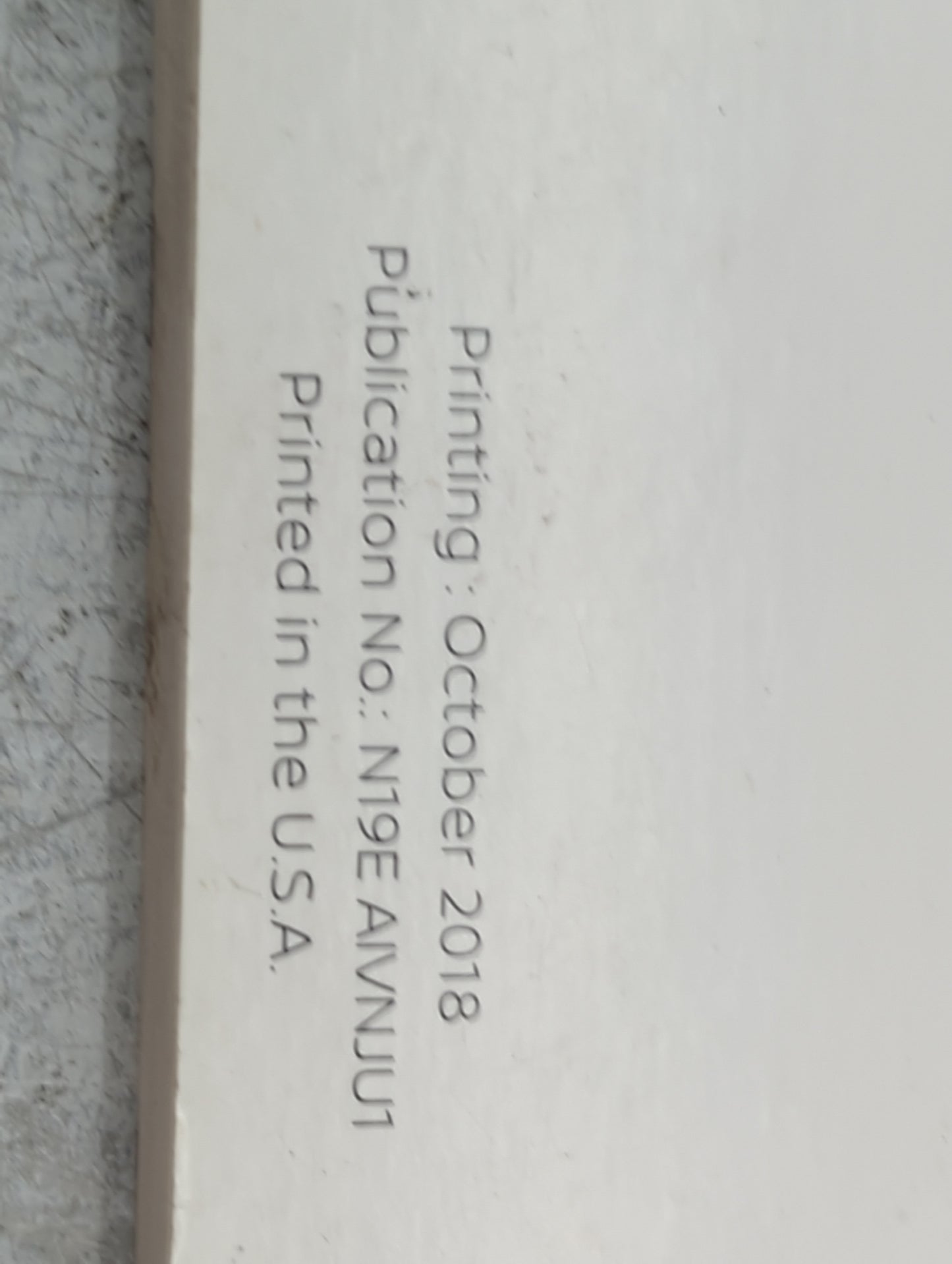2019 Nissan Altima Owners Manual Book Guide P/N:N19E AIVNJU1 OEM Used Auto Parts - Oemusedautoparts1.com