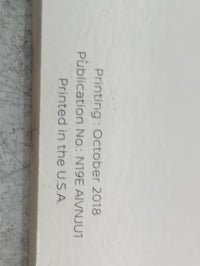 2019 Nissan Altima Owners Manual Book Guide P/N:N19E AIVNJU1 OEM Used Auto Parts - Oemusedautoparts1.com