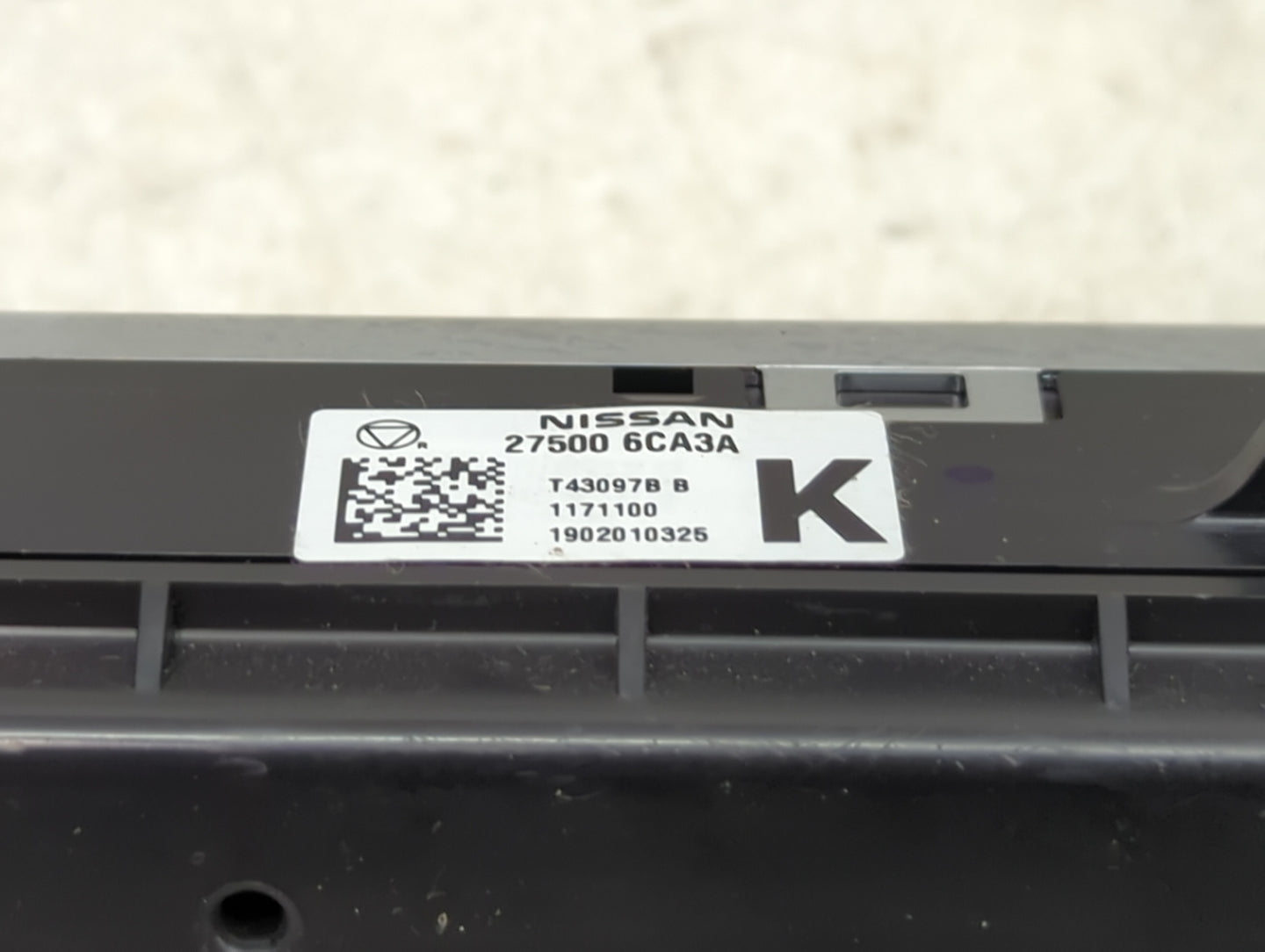 2019-2022 Nissan Altima Climate Control Module Temperature AC/Heater Replacement P/N:275006CA3A Fits Fits 2019 2020 2021 202