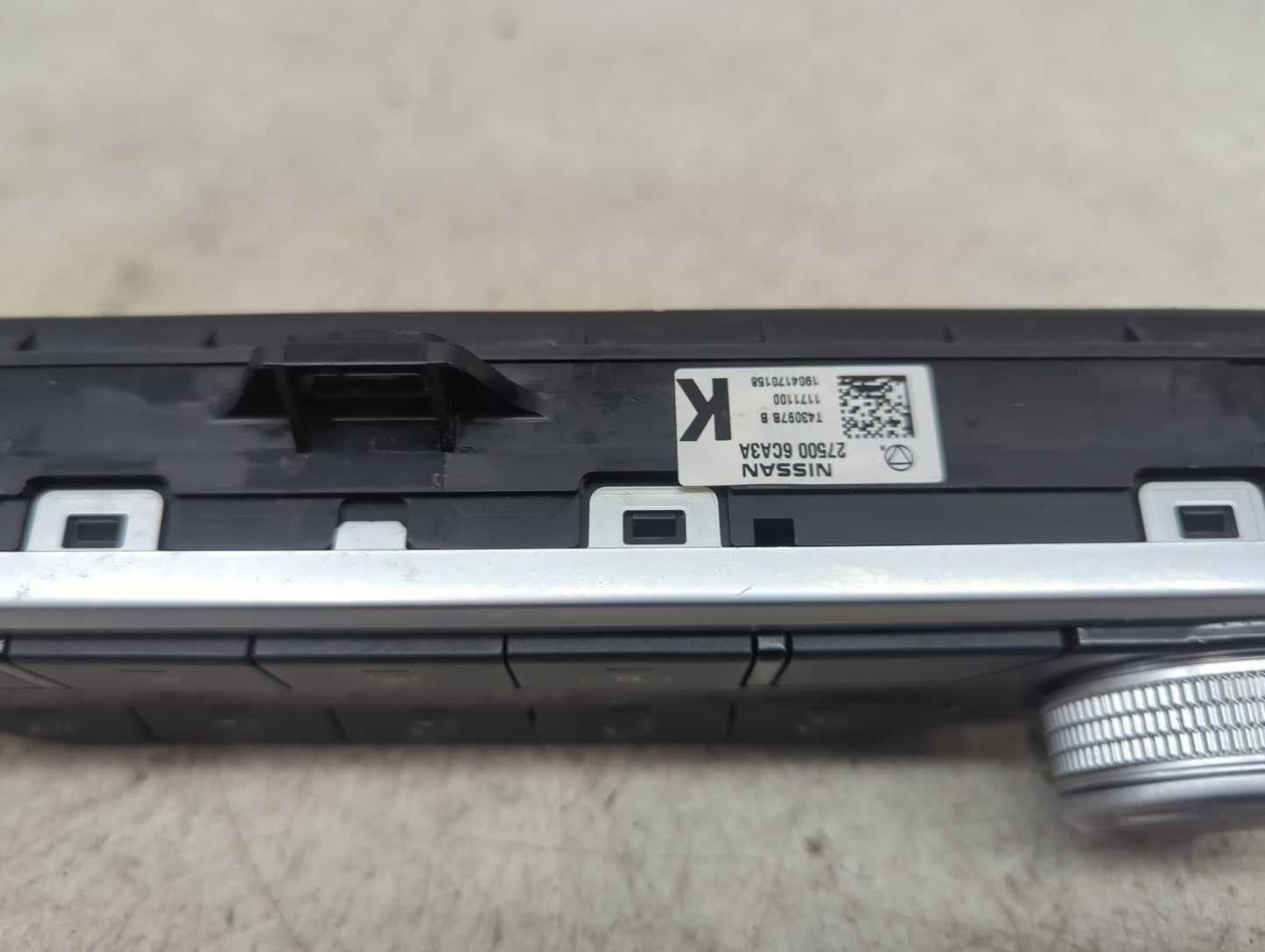 2019-2022 Nissan Altima Climate Control Module Temperature AC/Heater Replacement P/N:27500 6CA3A T43097B B Fits OEM Used Aut