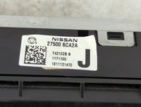 2019-2022 Nissan Altima Climate Control Module Temperature AC/Heater Replacement P/N:27500 6CA2A Fits Fits 2019 2020 2021 20