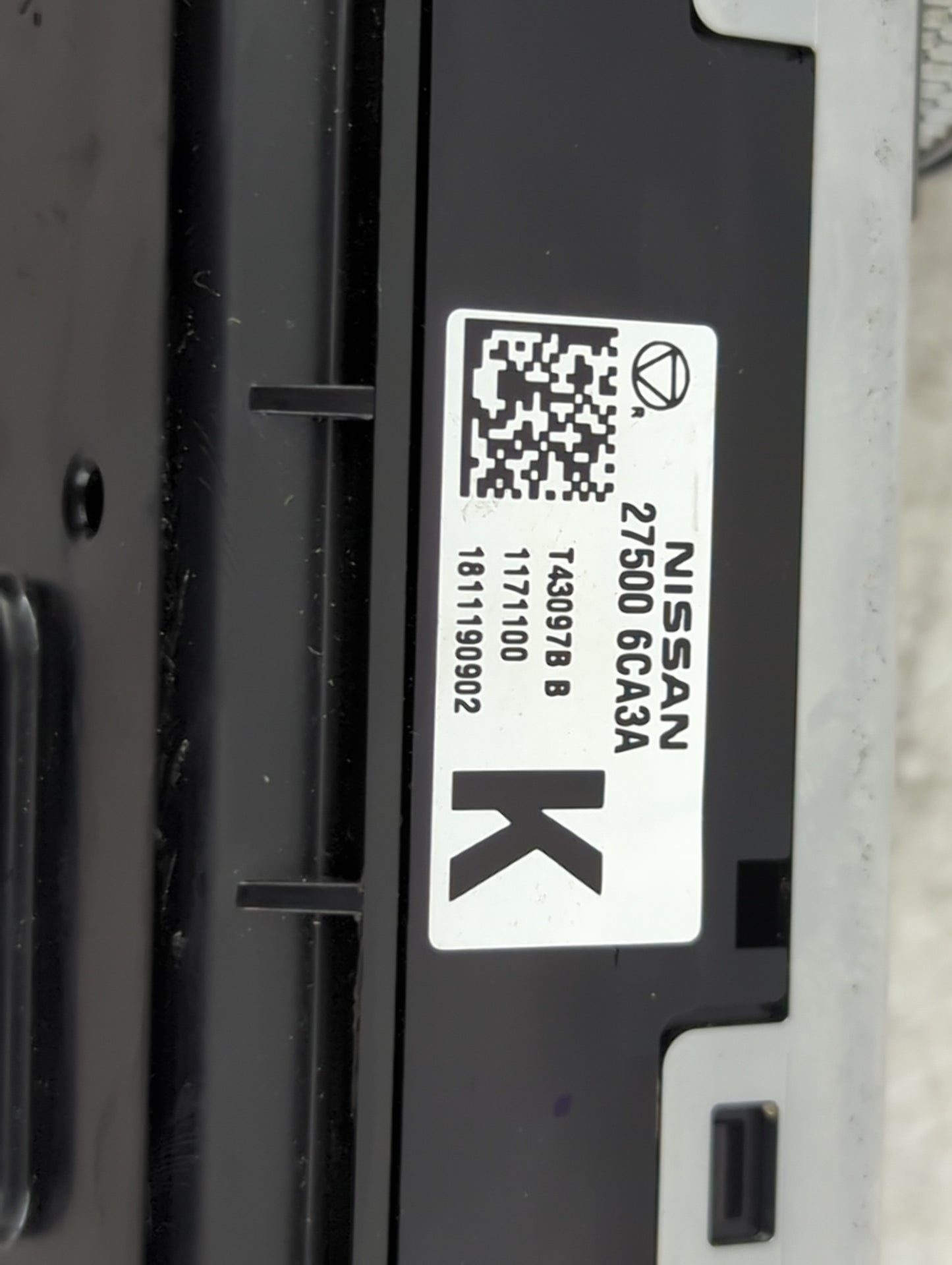 2019-2022 Nissan Altima Climate Control Module Temperature AC/Heater Replacement P/N:27500 6CA3A T43097B B Fits OEM Used Aut