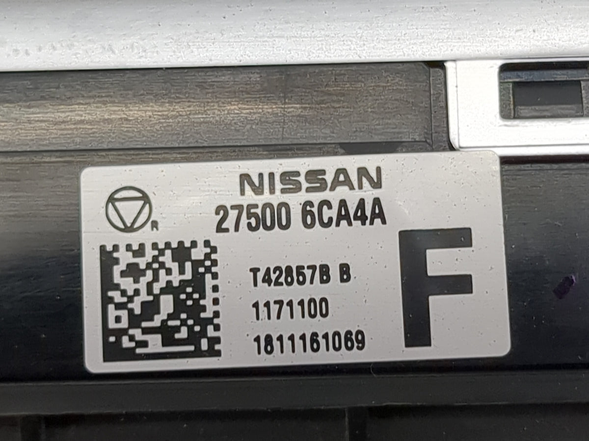 2019-2022 Nissan Altima Climate Control Module Temperature AC/Heater Replacement P/N:27500 6CA4A Fits Fits 2019 2020 2021 20
