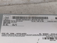 2019 Nissan Altima Radio AM FM Cd Player Receiver Replacement P/N:2591A6CA0E 7505751000, AIVIL42P0, YBN-AIVIL42P0 Fits OEM U