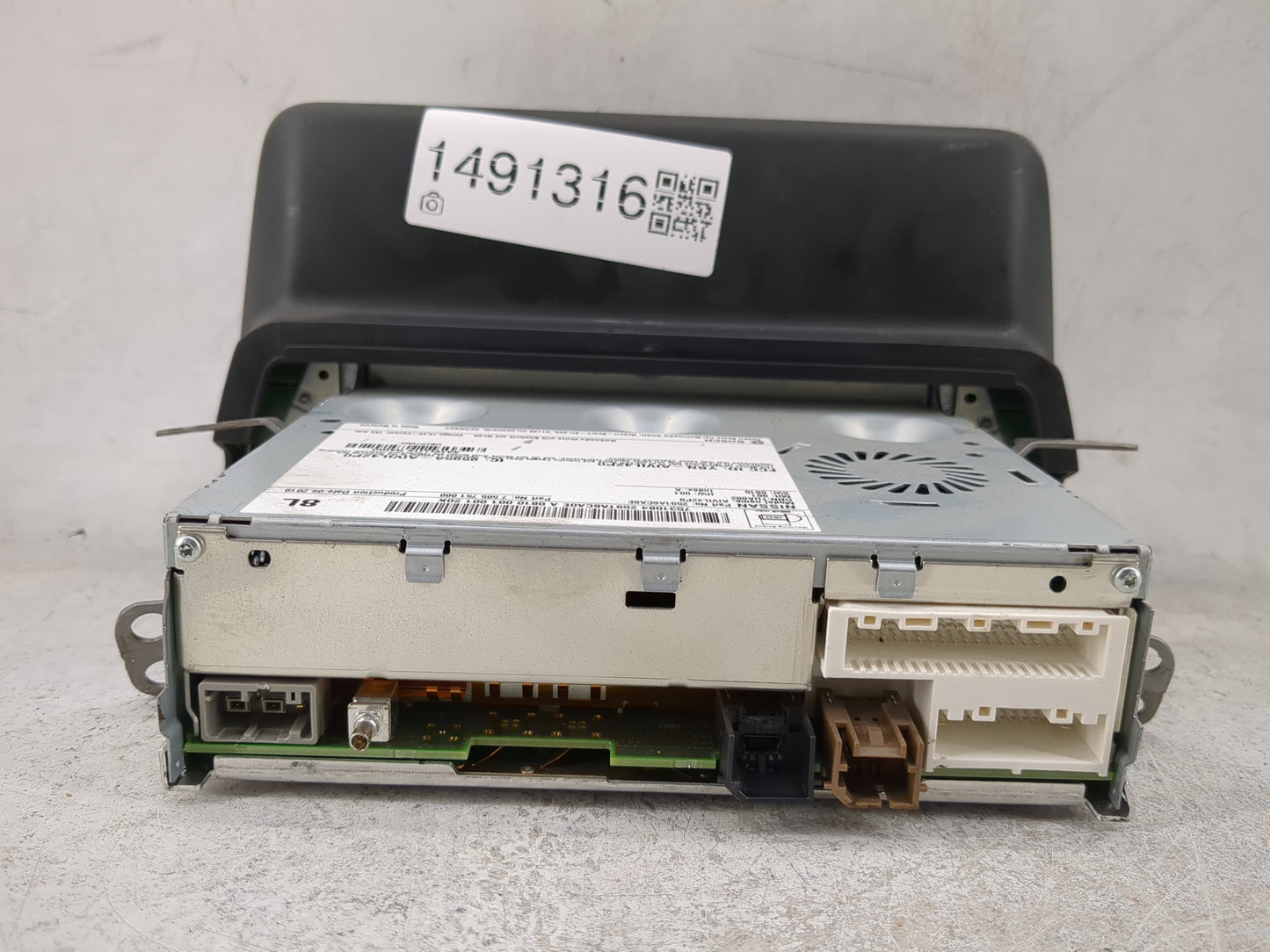2019 Nissan Altima Radio AM FM Cd Player Receiver Replacement P/N:2591A6CA0E 7505751000, AIVIL42P0, YBN-AIVIL42P0 Fits OEM U