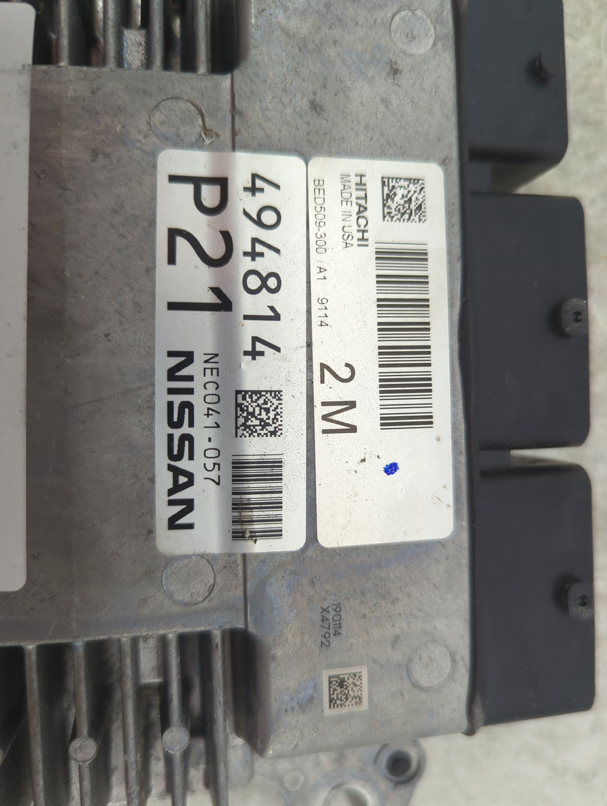 2019-2022 Nissan Altima PCM Engine Control Computer ECU ECM PCU OEM P/N:BED509-300 NEC041-057 Fits 2019 2020 2021 2022 OEM U