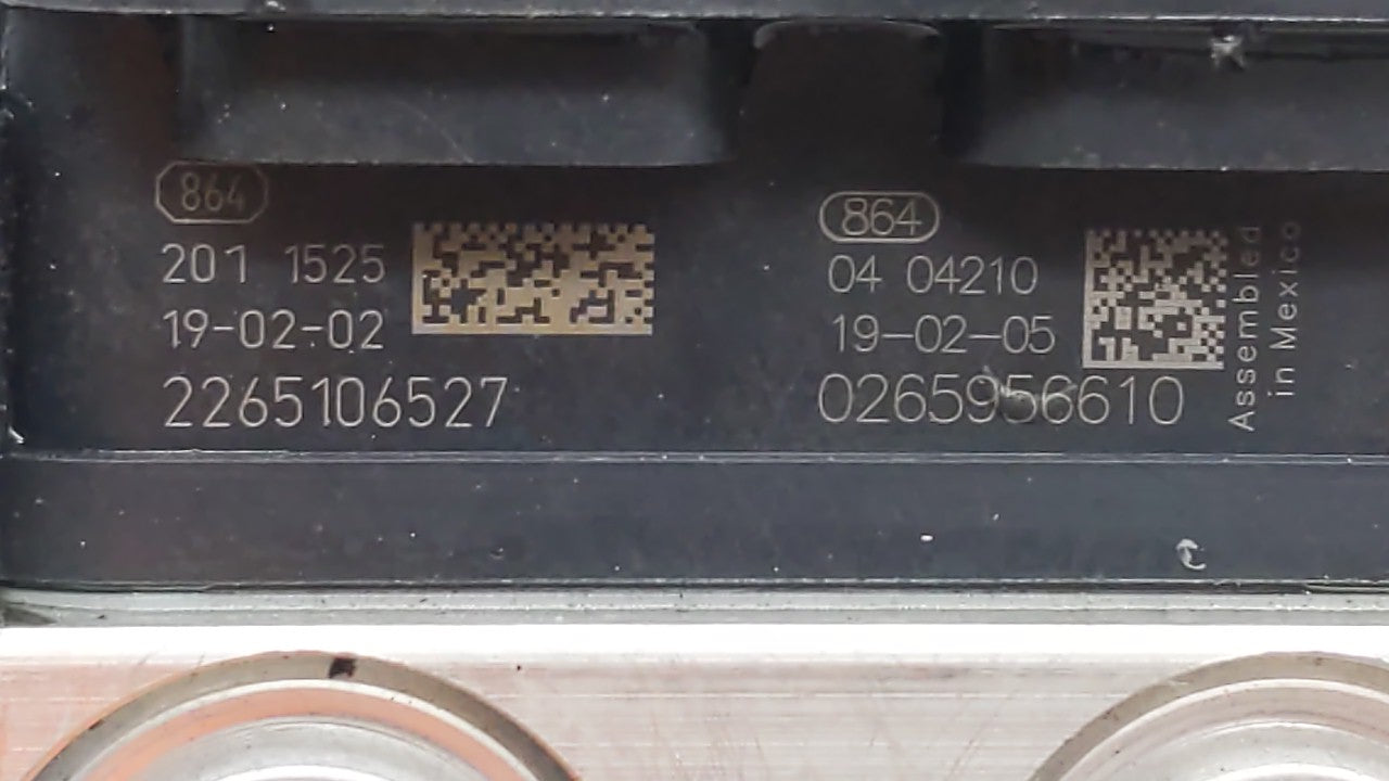 2019 Nissan Altima ABS Pump Control Module Replacement P/N:47660-6CD0A 47660 6CC0A Fits OEM Used Auto Parts - Oemusedautopar