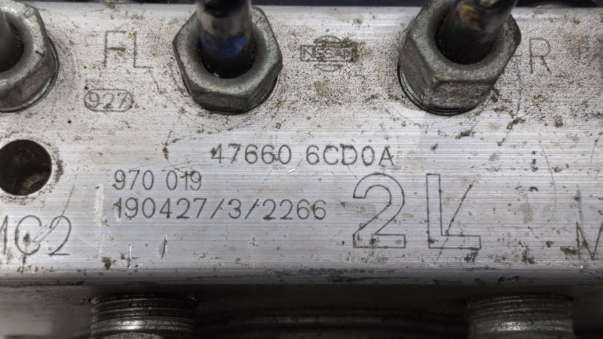 2019-2020 Nissan Altima Anti-Lock Brake ABS Pump Module Actuator OEM P/N:47660-6CD0A 47660-6CC0A Fits Fits 2019 2020 OEM Use