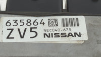 2019 Nissan Altima PCM Engine Control Computer ECU ECM PCU OEM P/N:NEC041-037 NEC050-691, BED509-300 A1, NEC041-056 Fits OEM