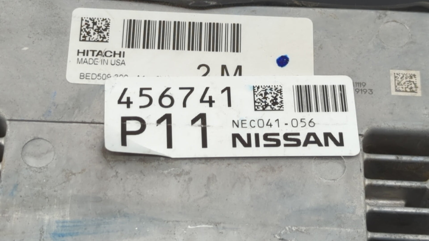 2019 Nissan Altima PCM Engine Control Computer ECU ECM PCU OEM P/N:BED509-300 A1 NEC041-056, BED509-300, NEC039-657 Fits OEM