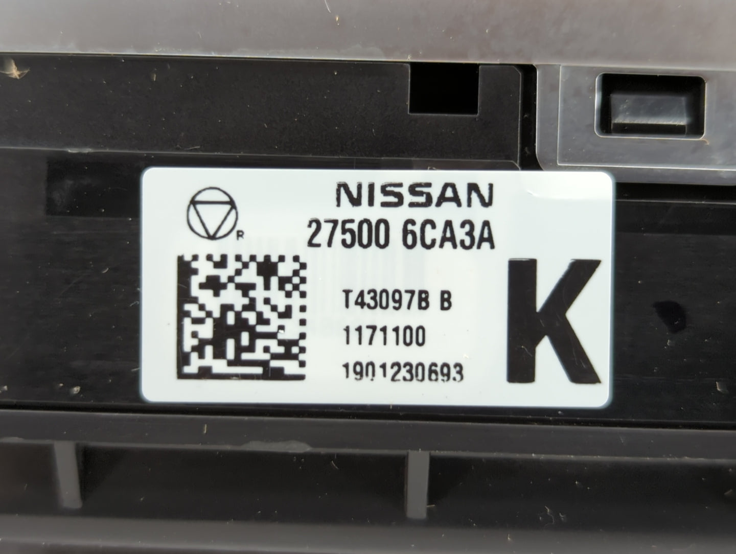 2019-2022 Nissan Altima Climate Control Module Temperature AC/Heater Replacement P/N:27500 6CA3A Fits Fits 2019 2020 2021 20