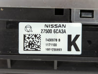 2019-2022 Nissan Altima Climate Control Module Temperature AC/Heater Replacement P/N:27500 6CA3A Fits Fits 2019 2020 2021 20