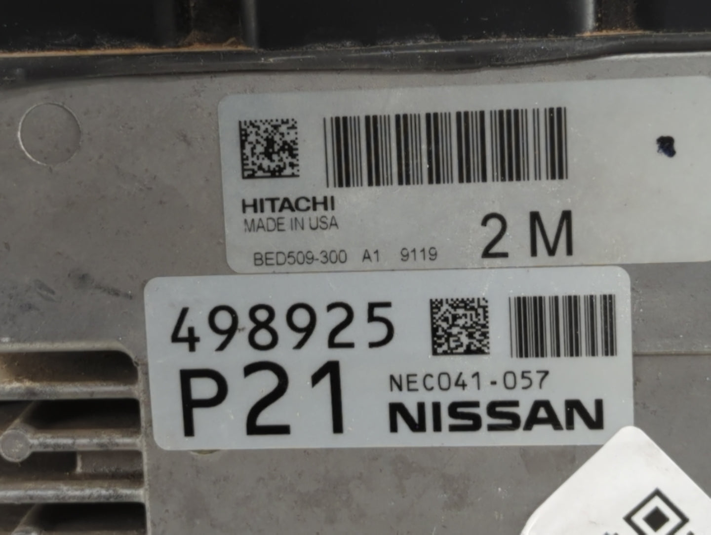 2019 Nissan Altima PCM Engine Control Computer ECU ECM PCU OEM P/N:NEC041-037 NEC050-691, BED509-300 A1, NEC041-056 Fits OEM