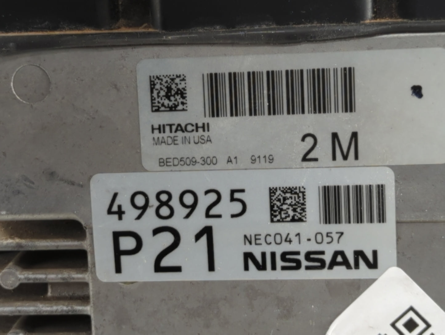 2019 Nissan Altima PCM Engine Control Computer ECU ECM PCU OEM P/N:NEC041-037 NEC050-691, BED509-300 A1, NEC041-056 Fits OEM