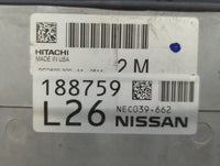 2019-2022 Nissan Altima PCM Engine Control Computer ECU ECM PCU OEM P/N:NEC039-662 Fits Fits 2019 2020 2021 2022 OEM Used Au