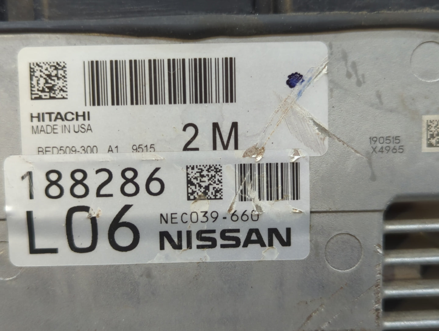 2019-2022 Nissan Altima PCM Engine Control Computer ECU ECM PCU OEM P/N:NEC039-660 Fits Fits 2019 2020 2021 2022 OEM Used Au