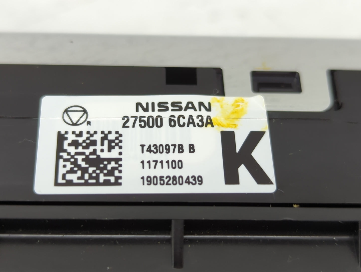 2019-2022 Nissan Altima Climate Control Module Temperature AC/Heater Replacement P/N:27500 6CA3A Fits Fits 2019 2020 2021 20