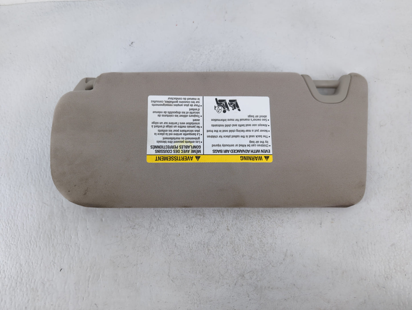 2019-2020 Nissan Altima Sun Visor Shade Replacement Passenger Right Mirror Fits Fits 2019 2020 OEM Used Auto Parts - Oemused