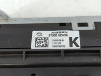 2019-2022 Nissan Altima Climate Control Module Temperature AC/Heater Replacement P/N:27500 6CA3A Fits Fits 2019 2020 2021 20