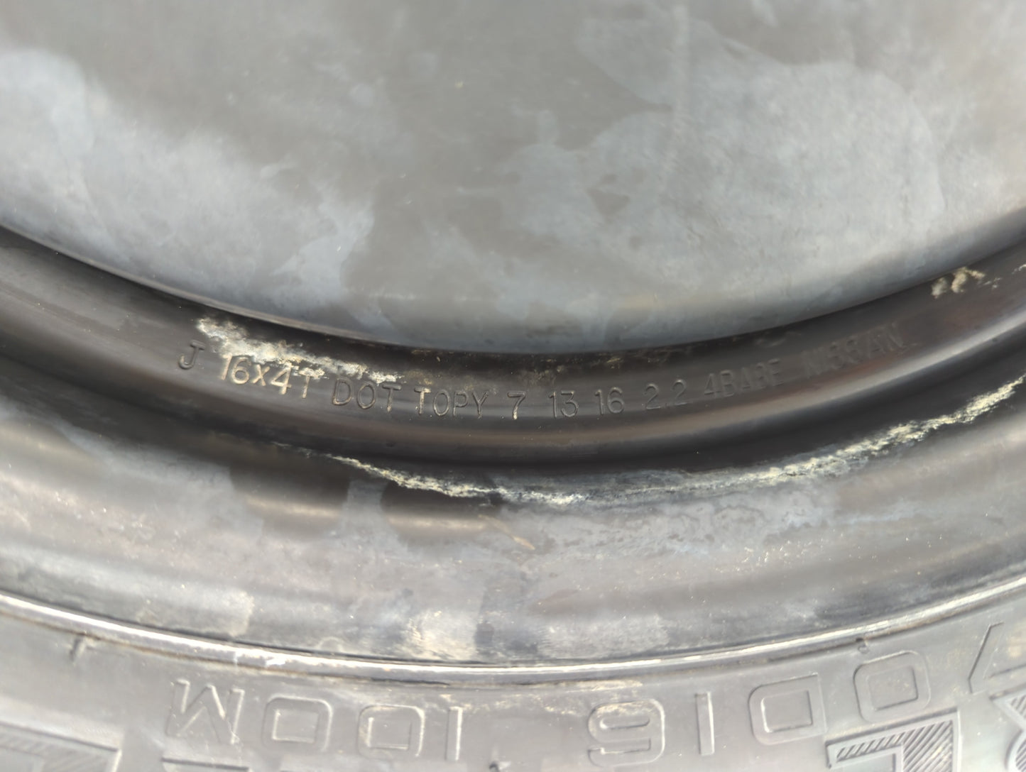 2002-2022 Nissan Altima Spare Donut Tire Wheel Rim Oem 752206 - Oemusedautoparts1.com