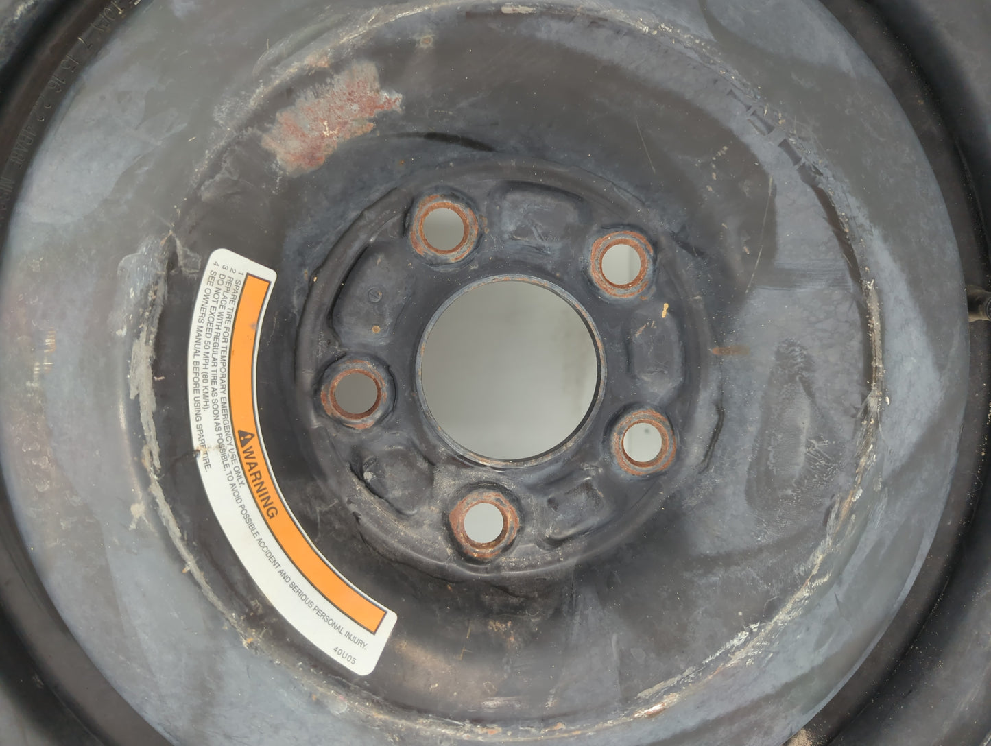 2002-2022 Nissan Altima Spare Donut Tire Wheel Rim Oem - Oemusedautoparts1.com