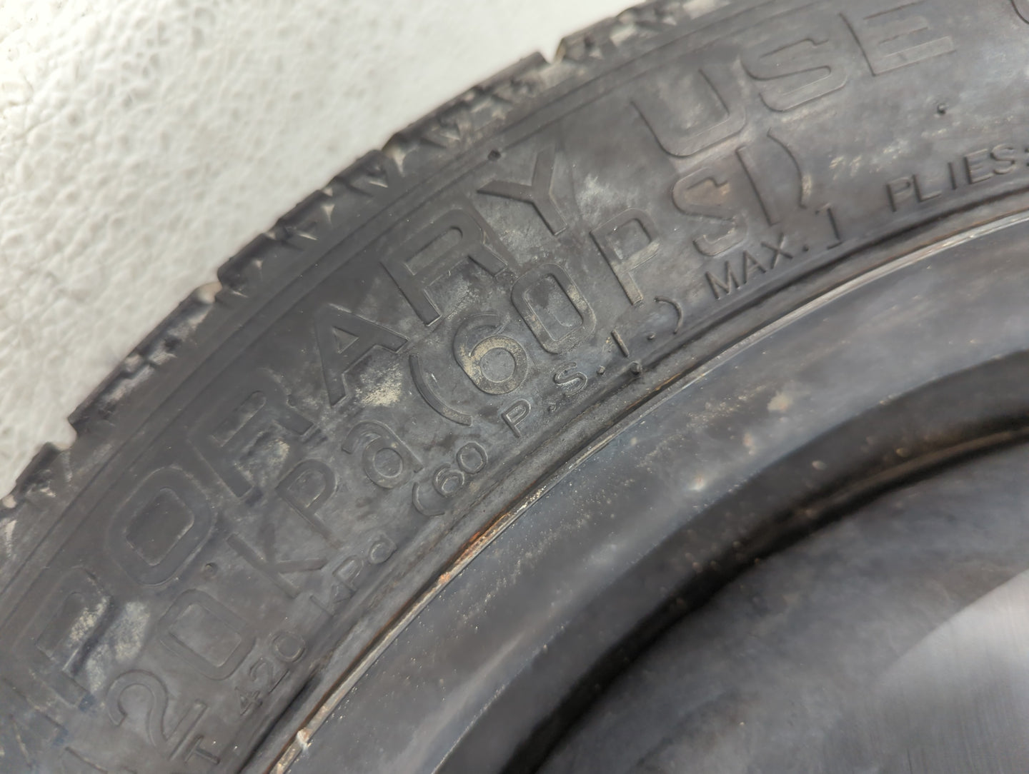 2002-2022 Nissan Altima Spare Donut Tire Wheel Rim Oem - Oemusedautoparts1.com