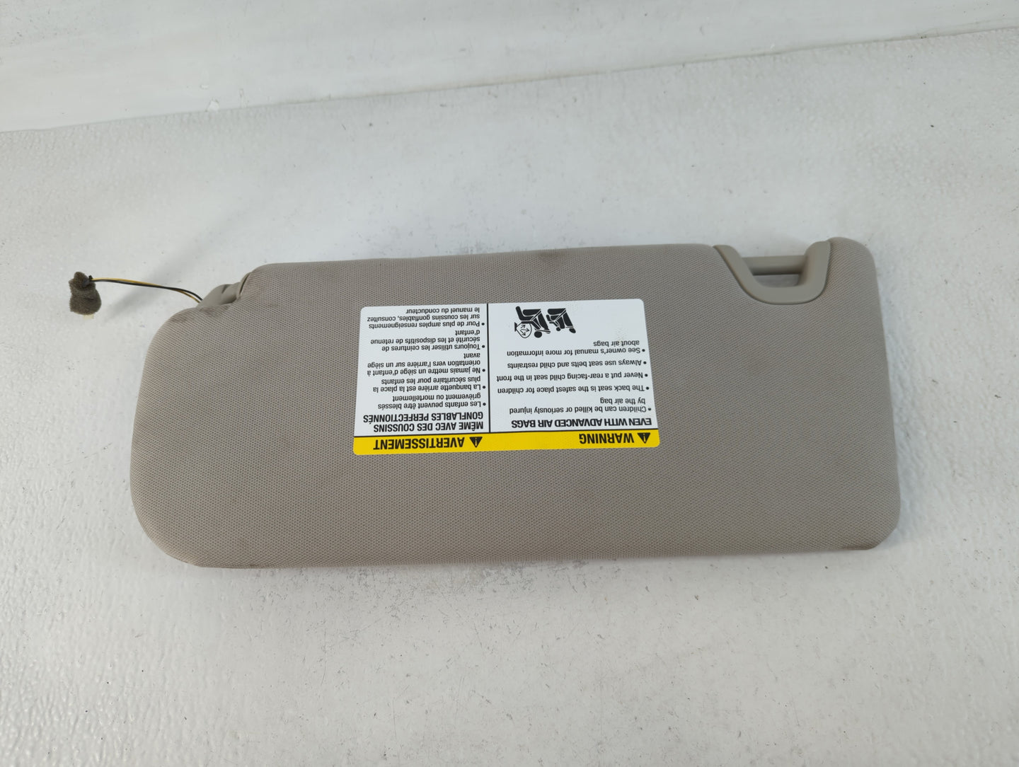 2019-2020 Nissan Altima Sun Visor Shade Replacement Passenger Right Mirror Fits Fits 2019 2020 OEM Used Auto Parts - Oemused