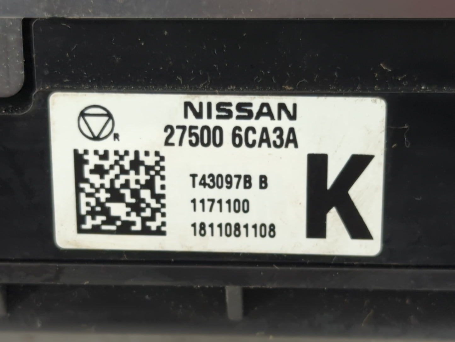 2019-2022 Nissan Altima Climate Control Module Temperature AC/Heater Replacement P/N:27500 6CA3A Fits Fits 2019 2020 2021 20