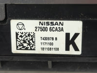 2019-2022 Nissan Altima Climate Control Module Temperature AC/Heater Replacement P/N:27500 6CA3A Fits Fits 2019 2020 2021 20
