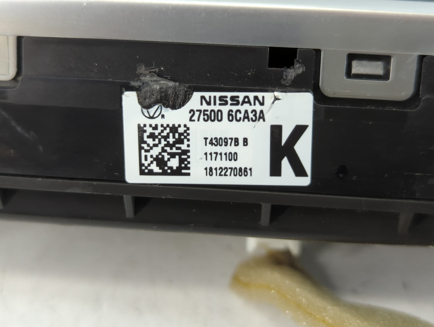 2019-2022 Nissan Altima Climate Control Module Temperature AC/Heater Replacement P/N:27500 6CA3A Fits Fits 2019 2020 2021 20