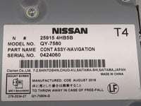 2018-2020 Nissan Armada Information-gps-tv Control Module 1475589 - Oemusedautoparts1.com
