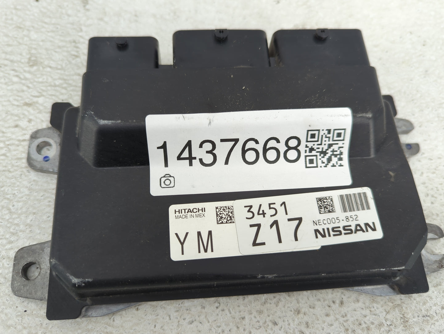 2018-2019 Nissan Kicks PCM Engine Control Computer ECU ECM PCU OEM P/N:NEC005-852 Fits Fits 2018 2019 OEM Used Auto Parts - 