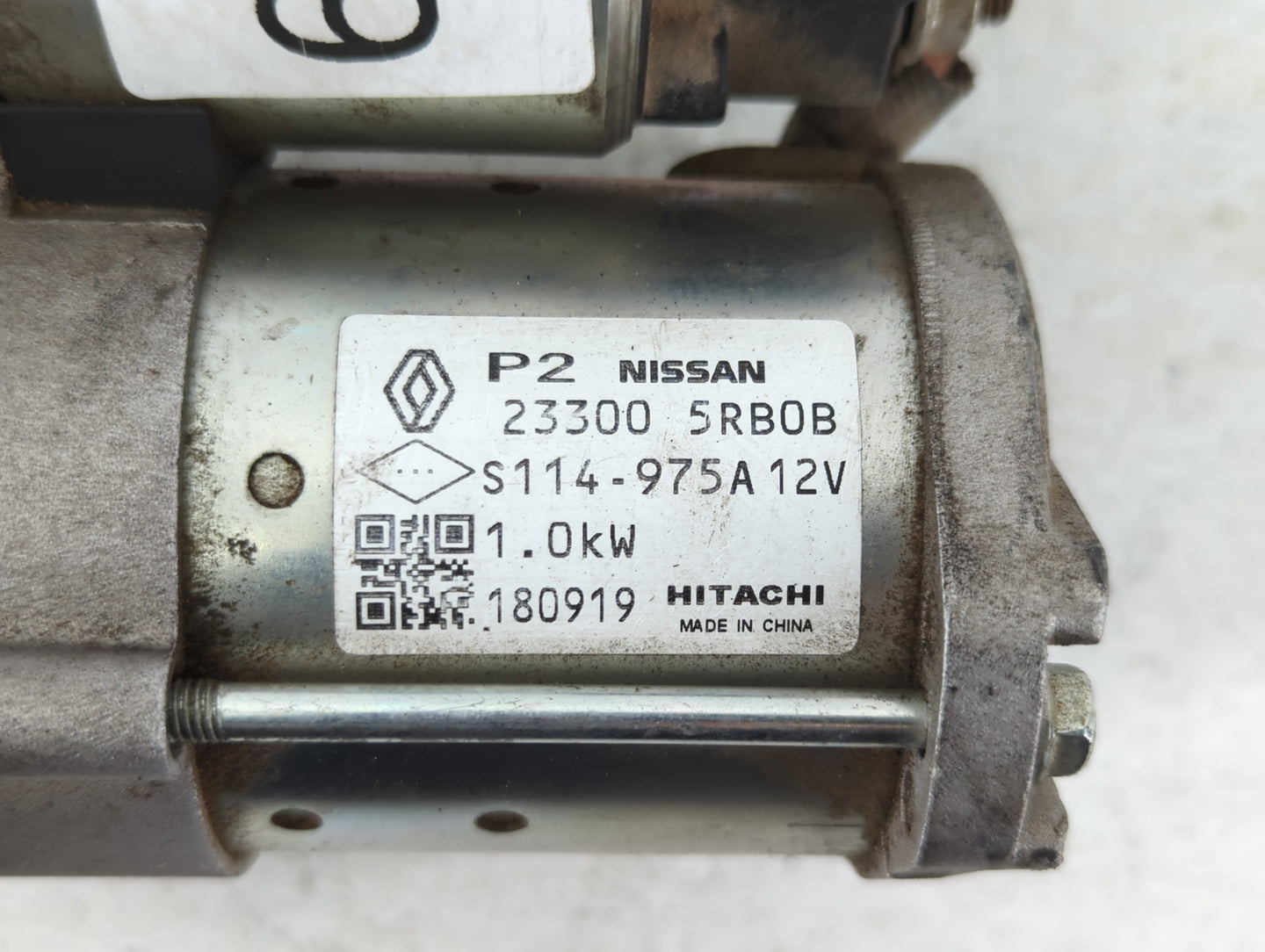 2018-2019 Nissan Kicks Car Starter Motor Solenoid OEM P/N:S114-975A 12V 23300-5RB0B Fits Fits 2018 2019 OEM Used Auto Parts 