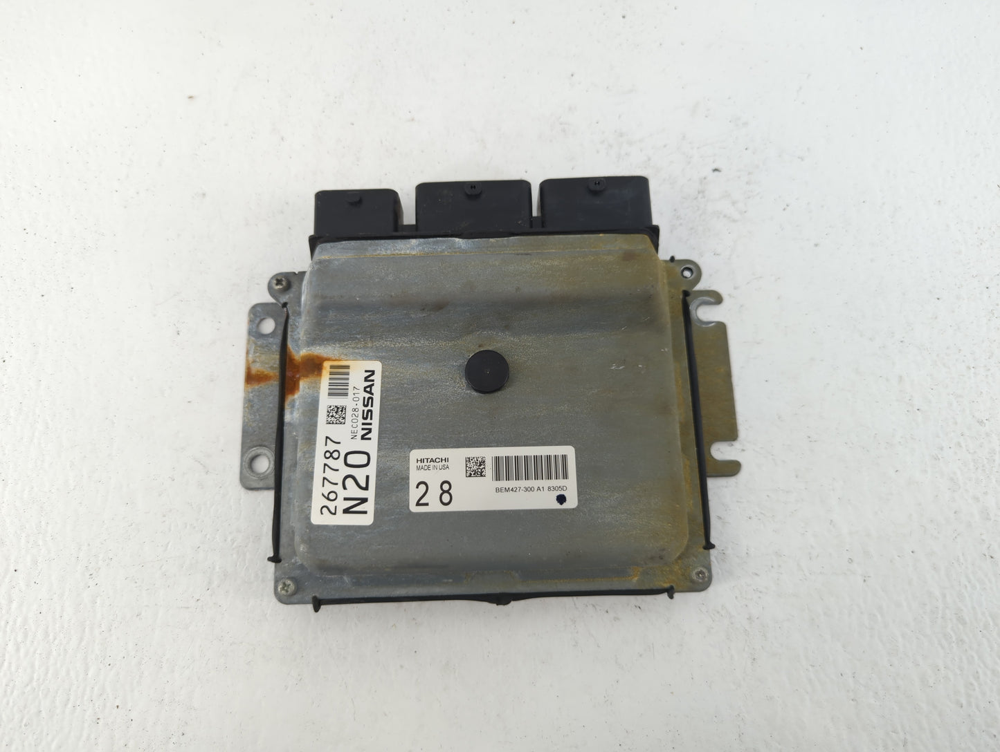 2018-2020 Nissan Maxima PCM Engine Control Computer ECU ECM PCU OEM P/N:267787 NEC028-017 Fits Fits 2018 2019 2020 OEM Used 
