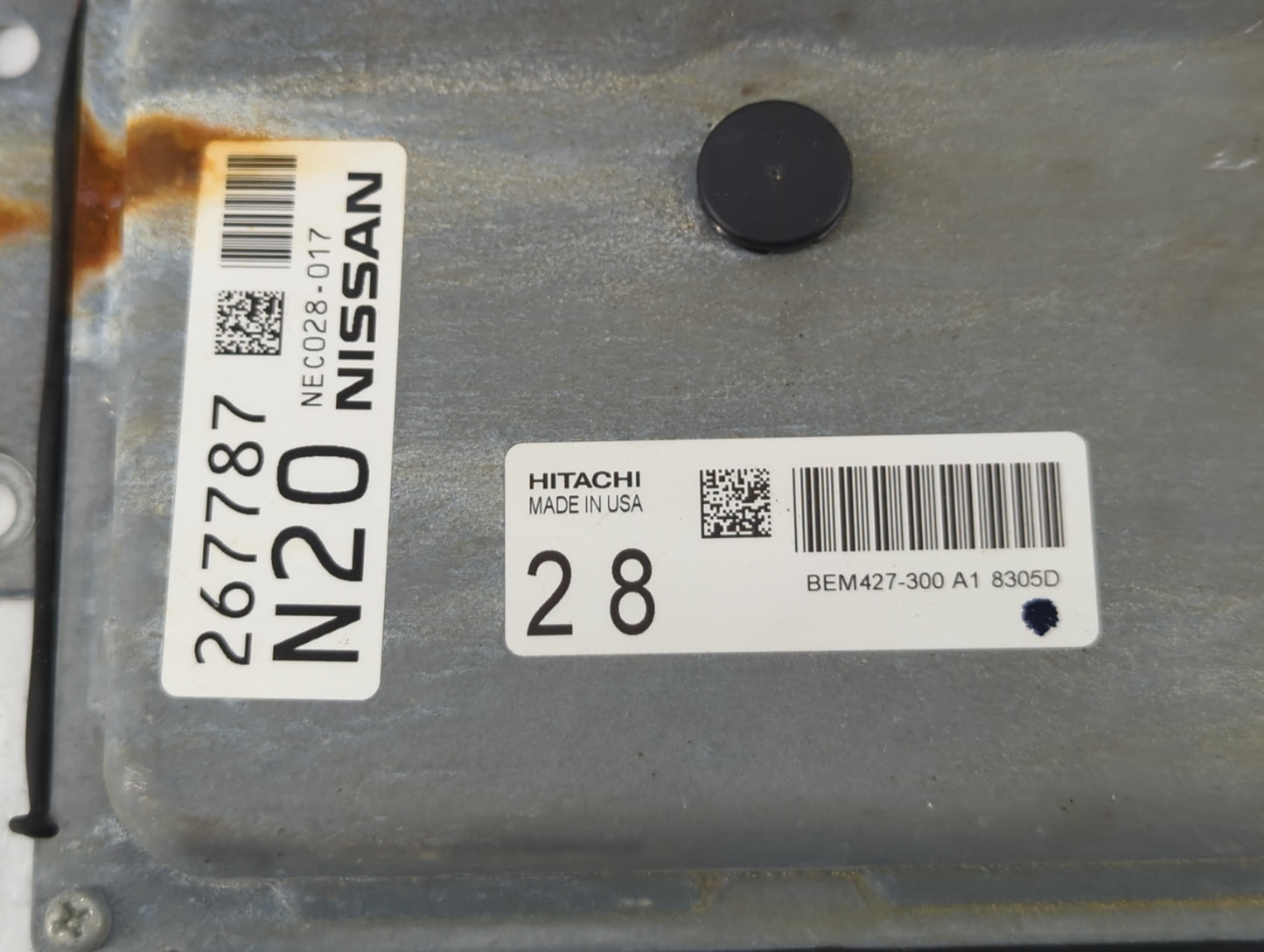 2018-2020 Nissan Maxima PCM Engine Control Computer ECU ECM PCU OEM P/N:267787 NEC028-017 Fits Fits 2018 2019 2020 OEM Used 