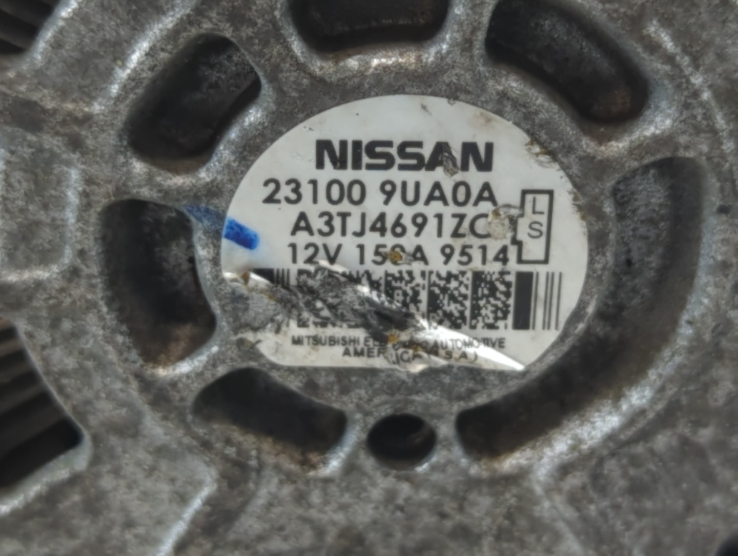2019-2021 Nissan Maxima Alternator Replacement Generator Charging Assembly Engine OEM P/N:A3TJ4691ZC 23100 9UA0A Fits OEM Us