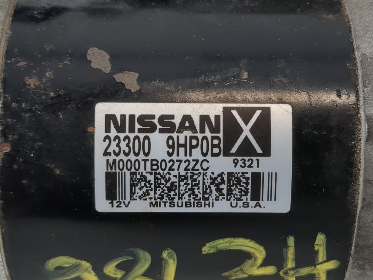 2015-2022 Nissan Murano Car Starter Motor Solenoid OEM P/N:23300 9HP0B Fits Fits 2015 2016 2017 2018 2019 2020 2021 2022 OEM