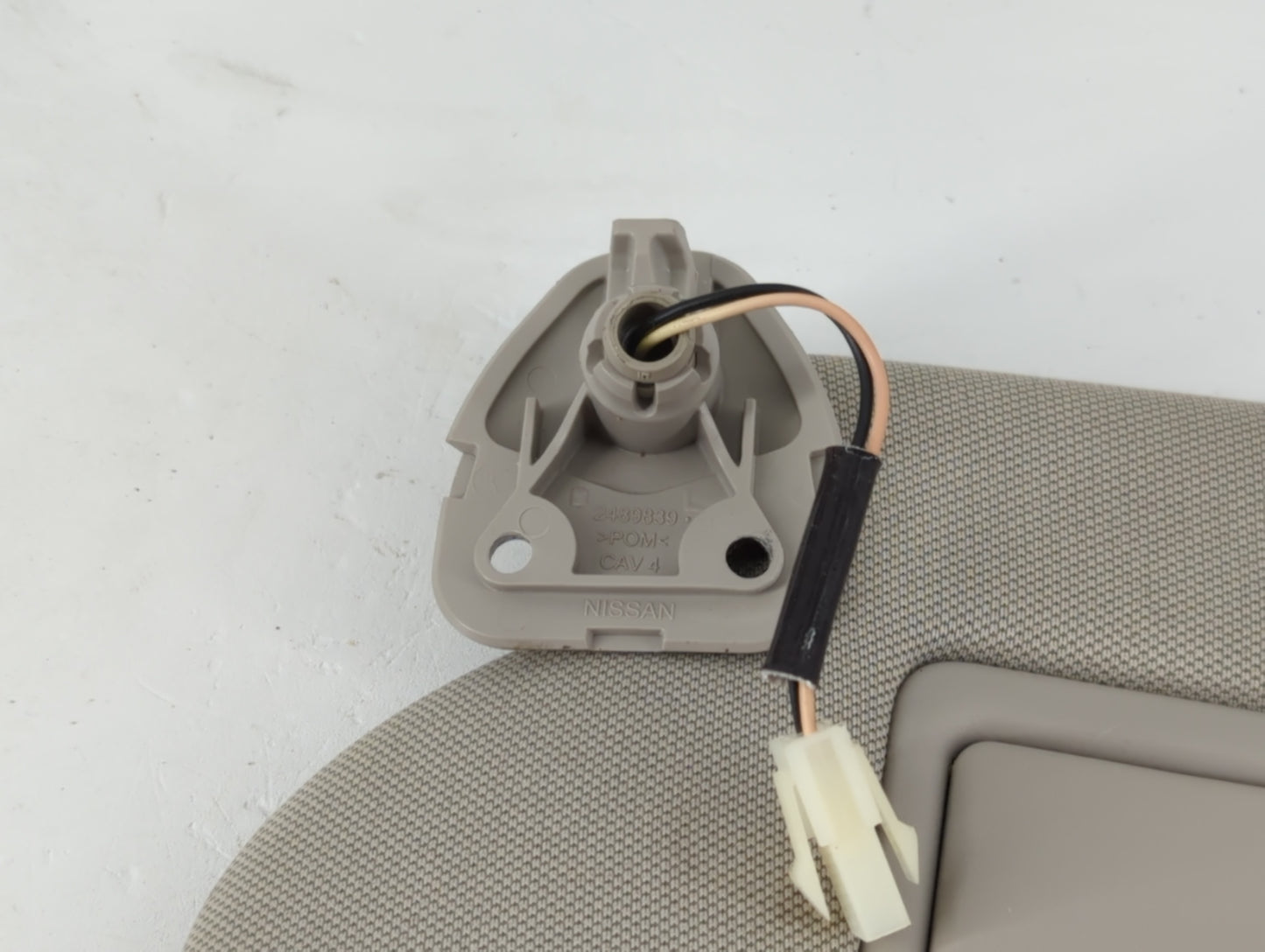 2019-2022 Nissan Murano Sun Visor Shade Replacement Driver Left Mirror Fits Fits 2019 2020 2021 2022 OEM Used Auto Parts - O