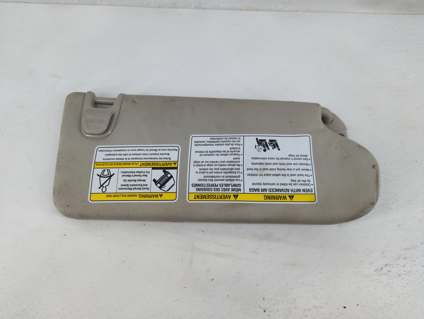2019-2022 Nissan Murano Sun Visor Shade Replacement Driver Left Mirror Fits Fits 2019 2020 2021 2022 OEM Used Auto Parts - O