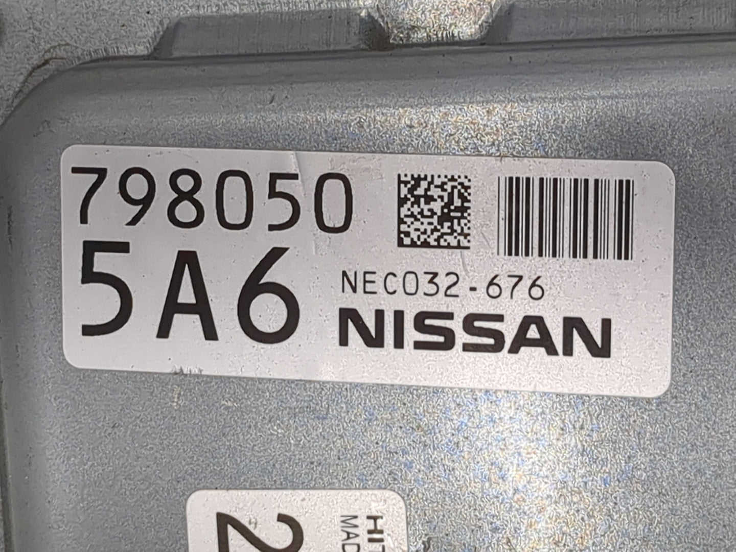 2019 Nissan Murano PCM Engine Control Computer ECU ECM PCU OEM P/N:NEC032-676 7980505A6 Fits Fits 2018 2020 OEM Used Auto Pa