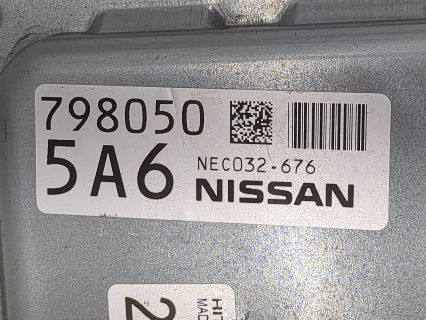 2019 Nissan Murano PCM Engine Control Computer ECU ECM PCU OEM P/N:NEC032-676 7980505A6 Fits Fits 2018 2020 OEM Used Auto Pa